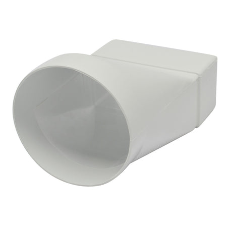 Sanivesk Vlakkanaal Verloopstuk PVC Wit Ø100mm 110x55mm-779942