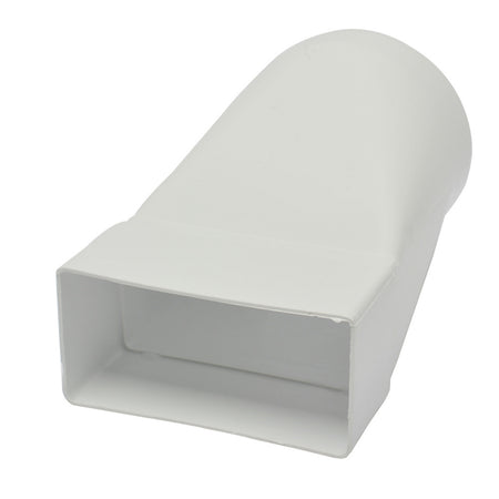 Sanivesk Vlakkanaal Verloopstuk PVC Wit Ø100mm 110x55mm-779942