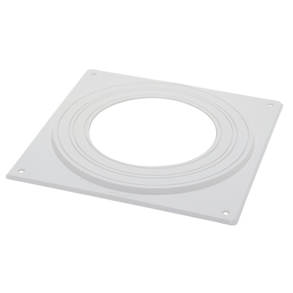 Sanivesk Afdekplaat PVC Wit Ø100mm 125x150mm-779952