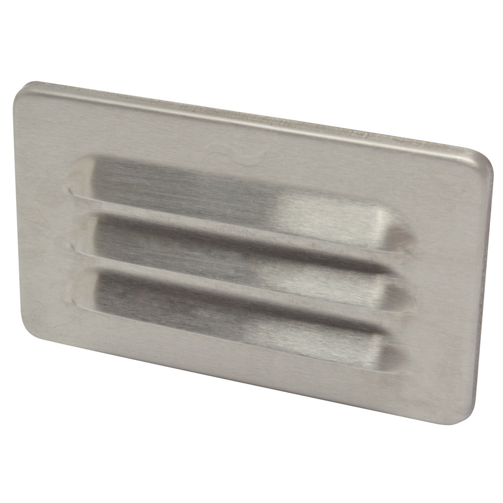 Sanivesk Vlakkanaal Muurrooster RVS 110x55mm-779957