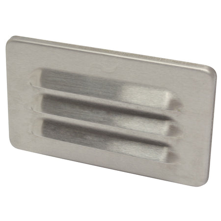 Sanivesk Vlakkanaal Muurrooster RVS 110x55mm-779957