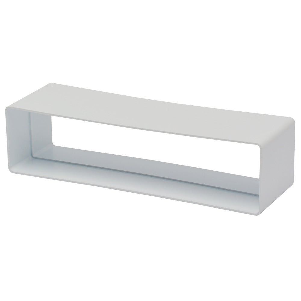 Sanivesk Vlakkanaal Verbinder PVC Wit 220x55mm-779959