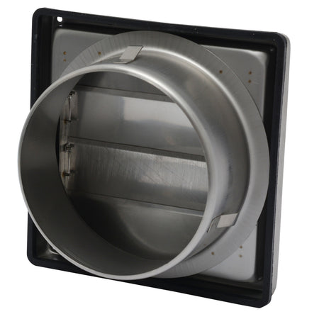 Sanivesk Overdrukrooster RVS Lamellen Ø100mm-779972