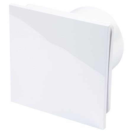 Sanivesk Design Ventilator Kunststof Wit Met Timer Ø100mm-780008