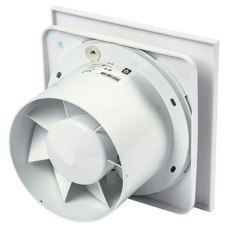 Sanivesk Design Ventilator Kunststof Wit Met Timer Hygro Ø125mm-780012