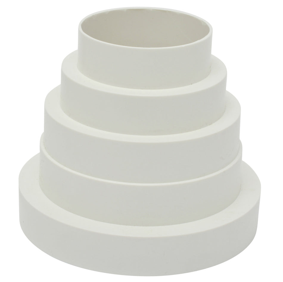 Sanivesk Verloopstuk PVC Wit Ø80-150mm-780036