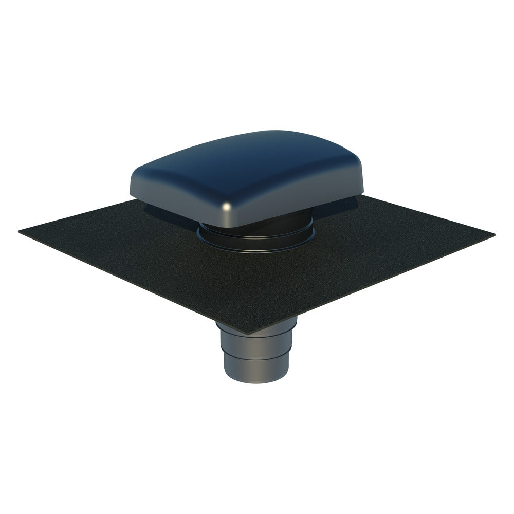 Ubbink Ontluchtingspan Universeel Ubiflex Kunststof Zwart 5-55° 500x500mm-780196