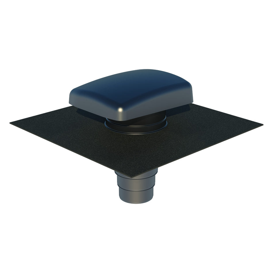 Ubbink Ontluchtingspan Universeel Ubiflex Kunststof Zwart 5-55° 500x500mm-780196