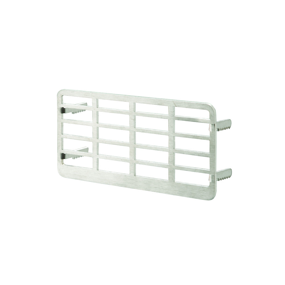 Ubbink Voorzetrooster VloerVent Nieuwbouw RVS Waalformaat 105x50mm-780266