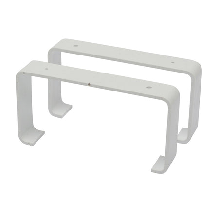 Sanivesk Vlakkanaal Beugels PVC Wit 110x55mm 2st-780415
