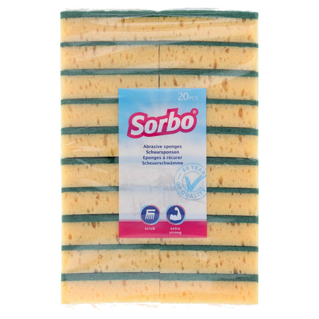 Sorbo schuursponsen zware kwaliteit 20 stuks-781523
