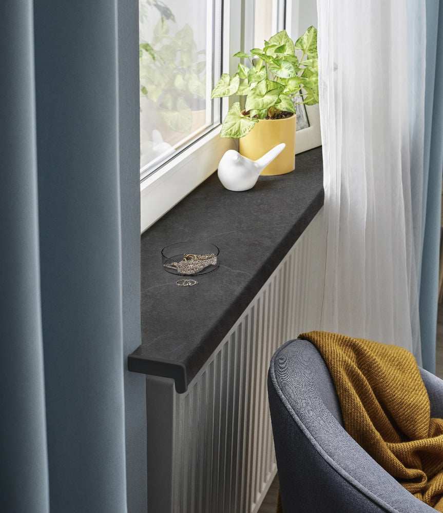 DuraStyle Vensterbank kunststof steen look 25x300 cm 40 mm-781574