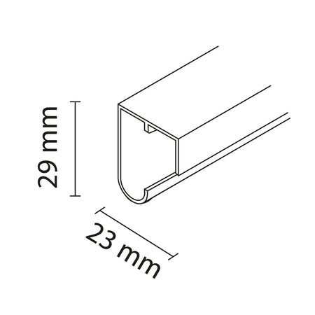 Advance PRO U30/50 Rail Enkel 200cm-782573