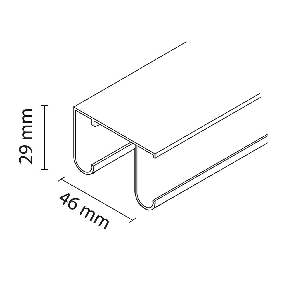 Advance PRO U30/50 Rail Dubbel 300cm-782575
