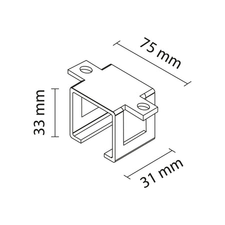 Advance PRO S50/S100 Rail Plafondbevestiging set 5 stuks-782582