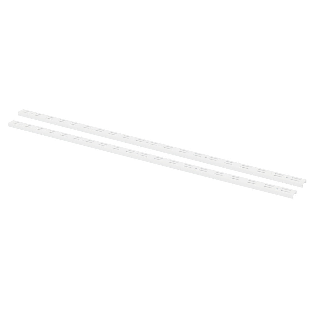 F-Systeem rail dubbel 100 cm wit RAL9003 2 stuks 275 kg-782636