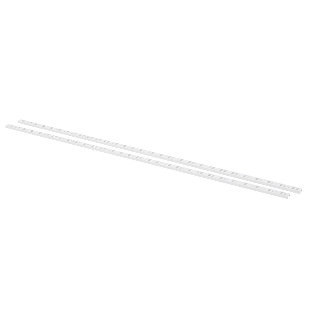 F-Systeem rail dubbel 150 cm wit RAL9003 2 stuks 400 kg-782637