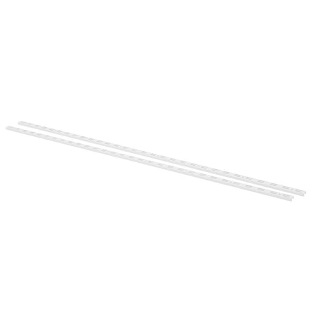 F-Systeem rail dubbel 150 cm wit RAL9003 2 stuks 400 kg-782637