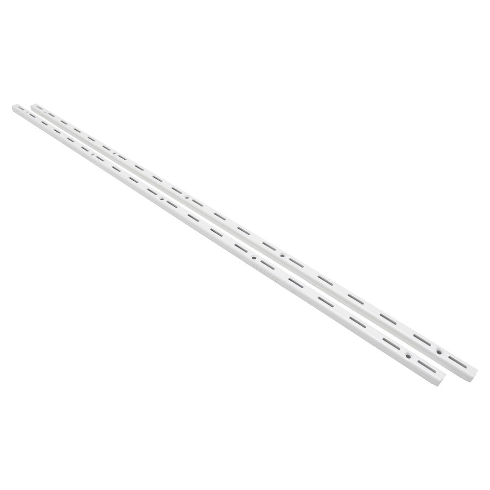 F-Systeem rail enkel 100 cm wit RAL9003 2 stuks 275 kg-782639