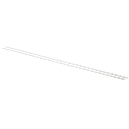 F-Systeem rail enkel 200 cm wit RAL9003 2 stuks 550 kg-782641