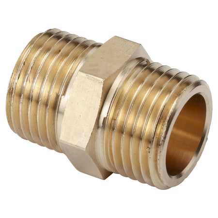 Draad nippel 1/2'' dubbel - 2 stuks-783540