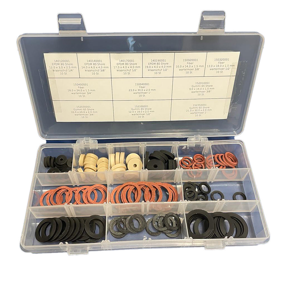 De Beer Fiber- en rubberringen assorti - 120 stuks-791838