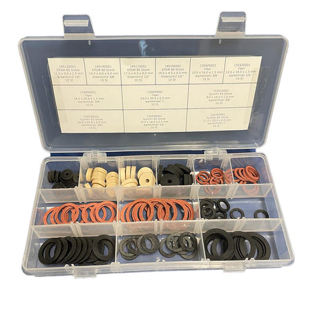 De Beer Fiber- en rubberringen assorti - 120 stuks-791838