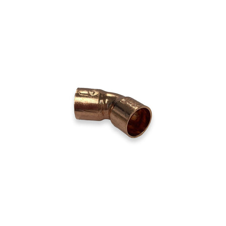 Riko Bocht roodkoper 15 x 15 mm 45° - 4 stuks-791858