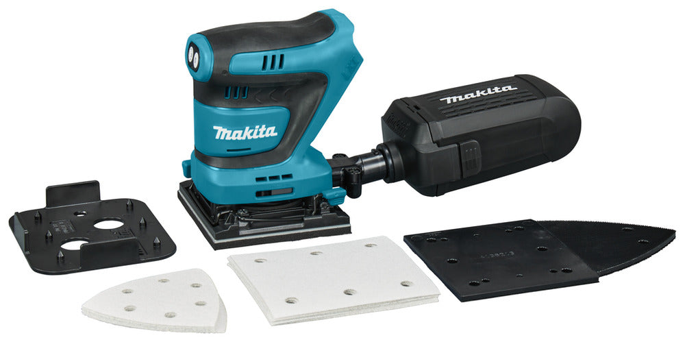 Makita Handpalm Vlakschuurmachine 18V DBO480Z Zonder Accu's En Lader-801513
