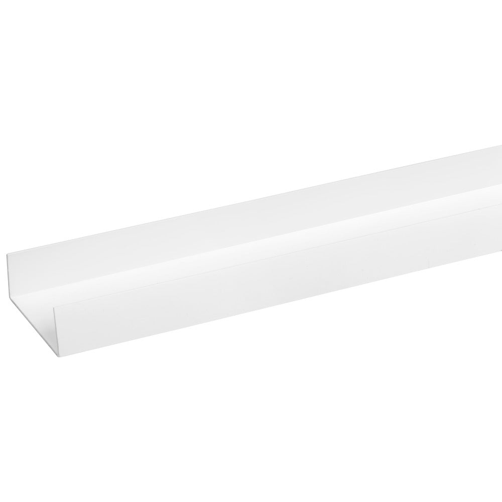 U-profiel kunststof 20x51x20mm wit 260cm-801923