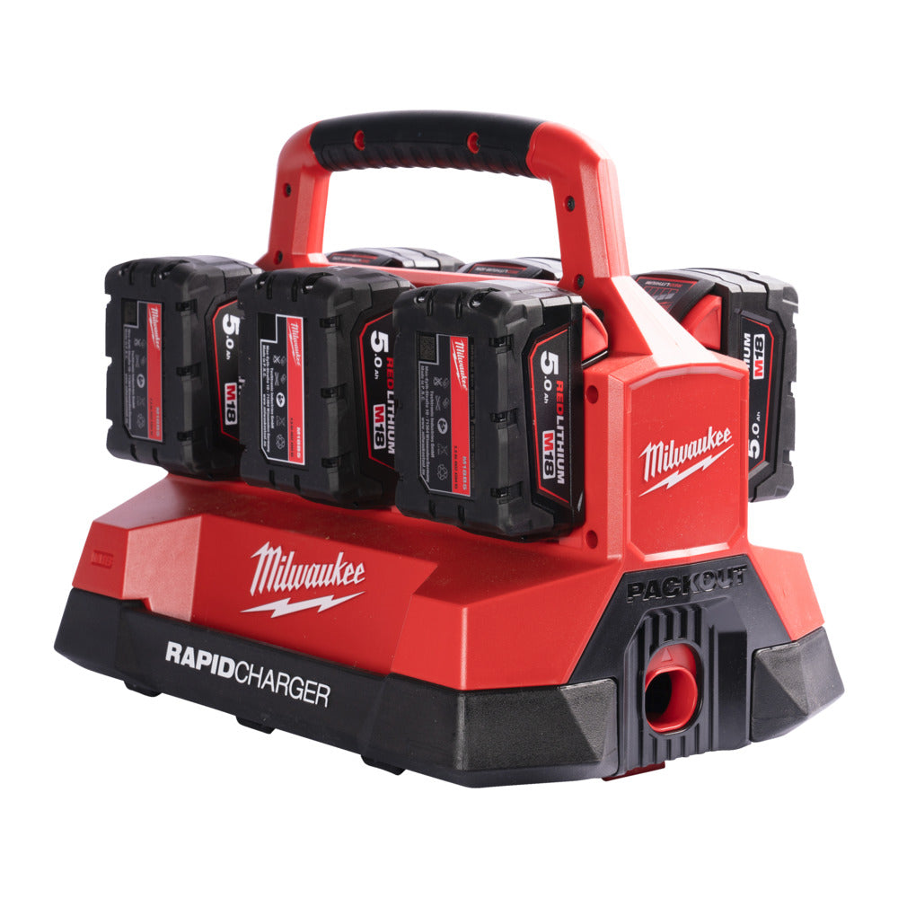Milwaukee Compatibele Lader Voor 6 Accu's M18PC6-803070