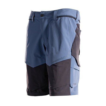 Mascot Korte Werkbroek Customized Ultimate Stretch IJsblauw/Marine-803385