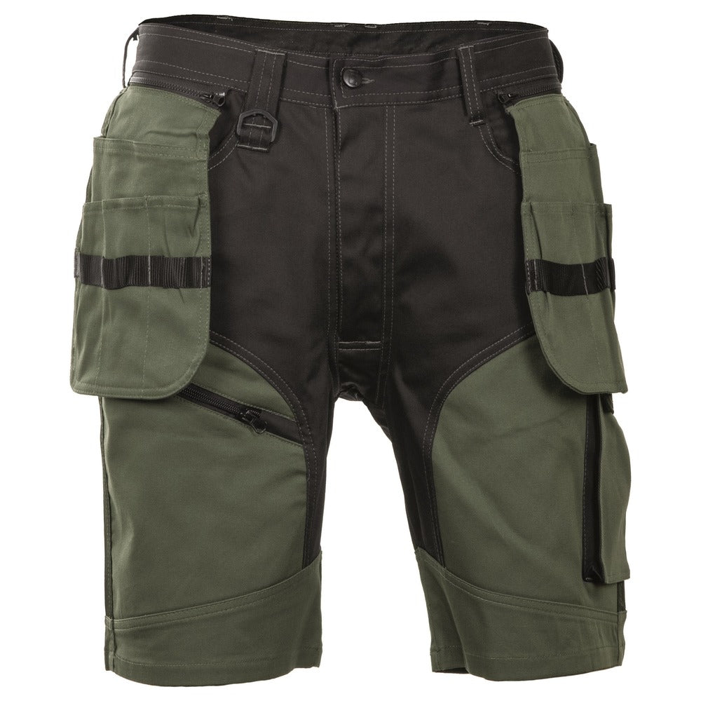 CERVA Korte Werkbroek Keilor Olijfgroen-803556