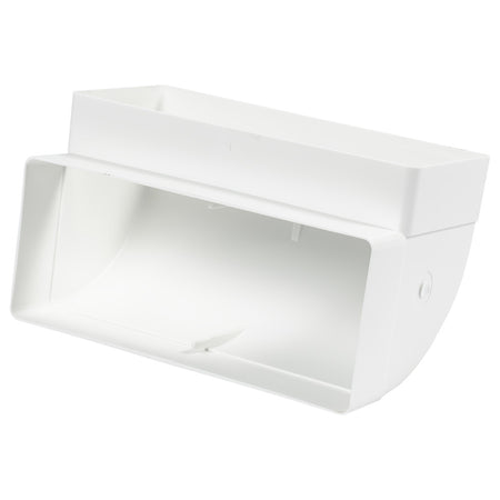 Sanivesk Vlakkanaal Bochtstuk PVC Wit 220x90mm-804145