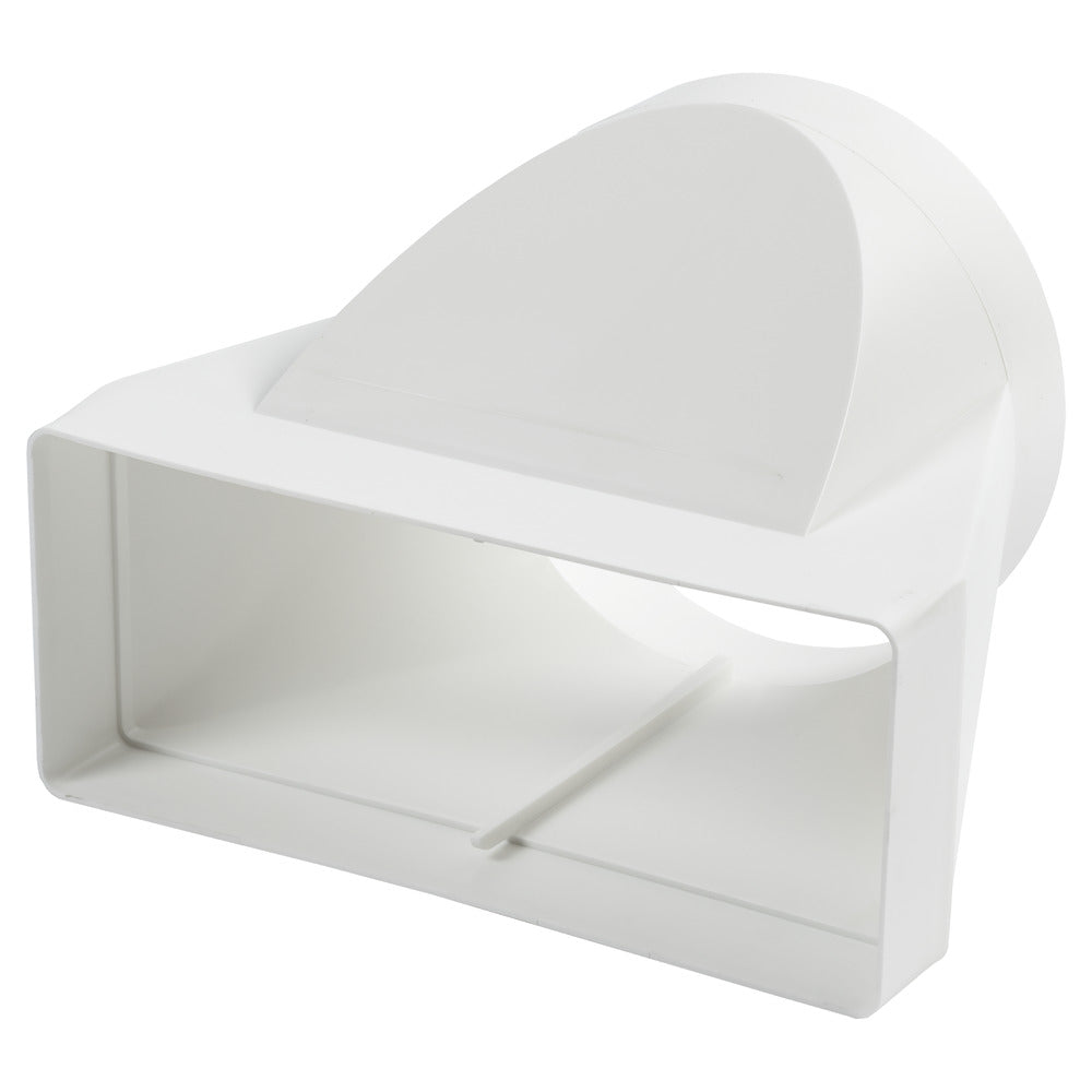 Sanivesk Vlakkanaal Verloopstuk PVC Wit Ø150mm 220x90mm-804146