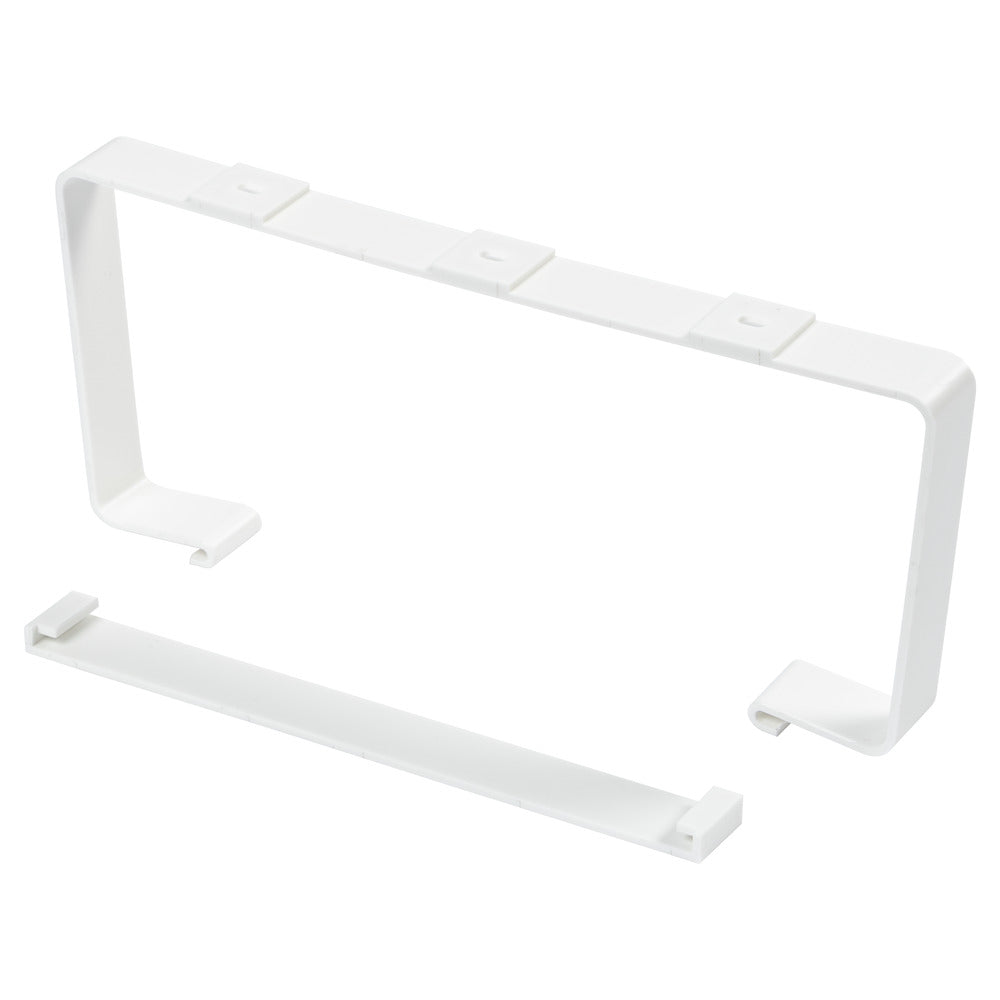 Sanivesk Vlakkanaal Kanaalbeugel PVC Wit 220x90mm 2st-804147