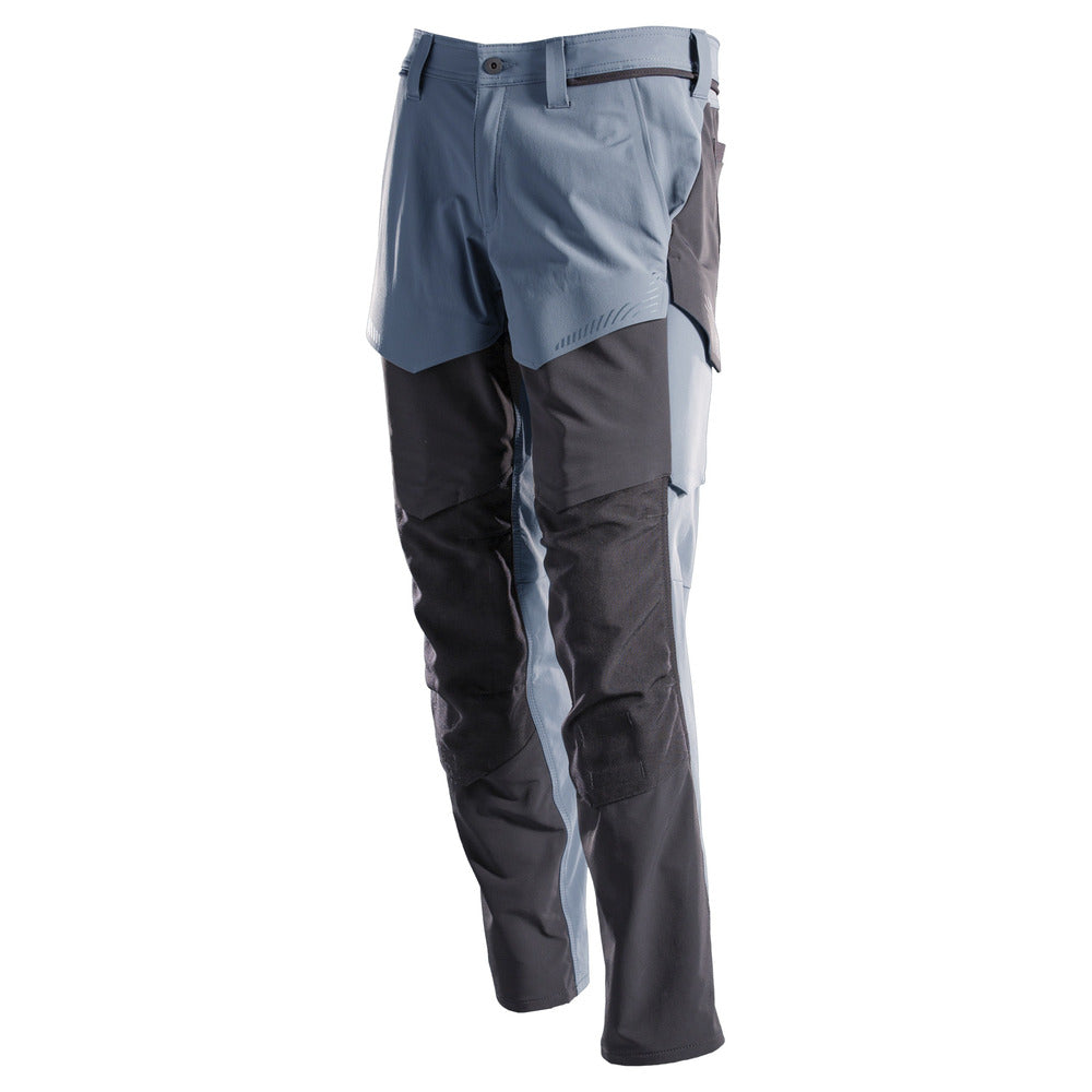 Mascot Werkbroek Customized Ultimate Stretch IJsblauw/Marine-806089