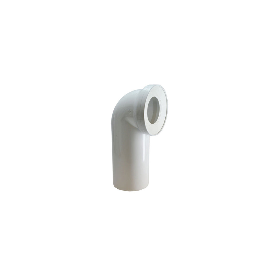 Riko Abu Afvoerbocht 90° voor Closet Wit 110mm-806466