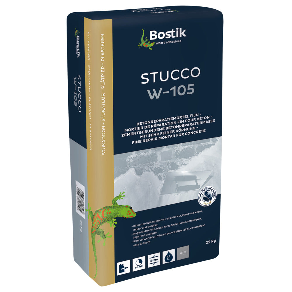 Bostik Afwerkmortel Stucco W105 0,3-5mm 25kg-807639