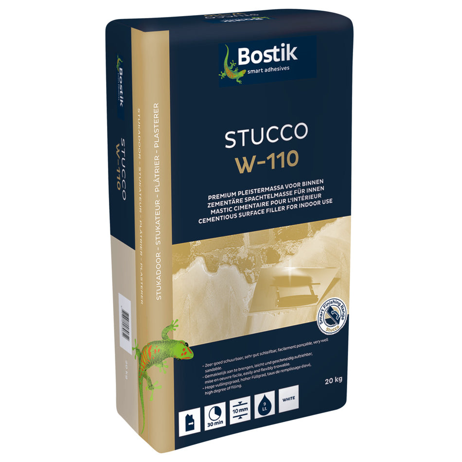 Bostik Pleister Stucco W110 Wit 1-10mm 20kg-807643