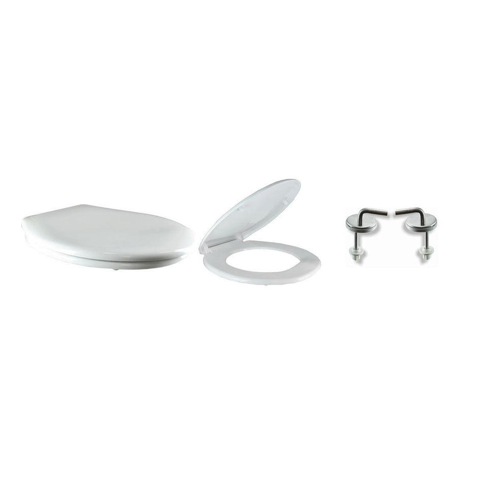 Manoir Toiletzitting Glanzend Wit-809538