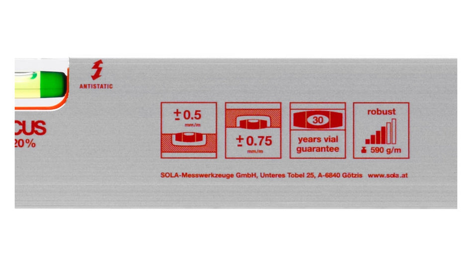 Sola AZB 60 Waterpas Aluminium 60cm-815948