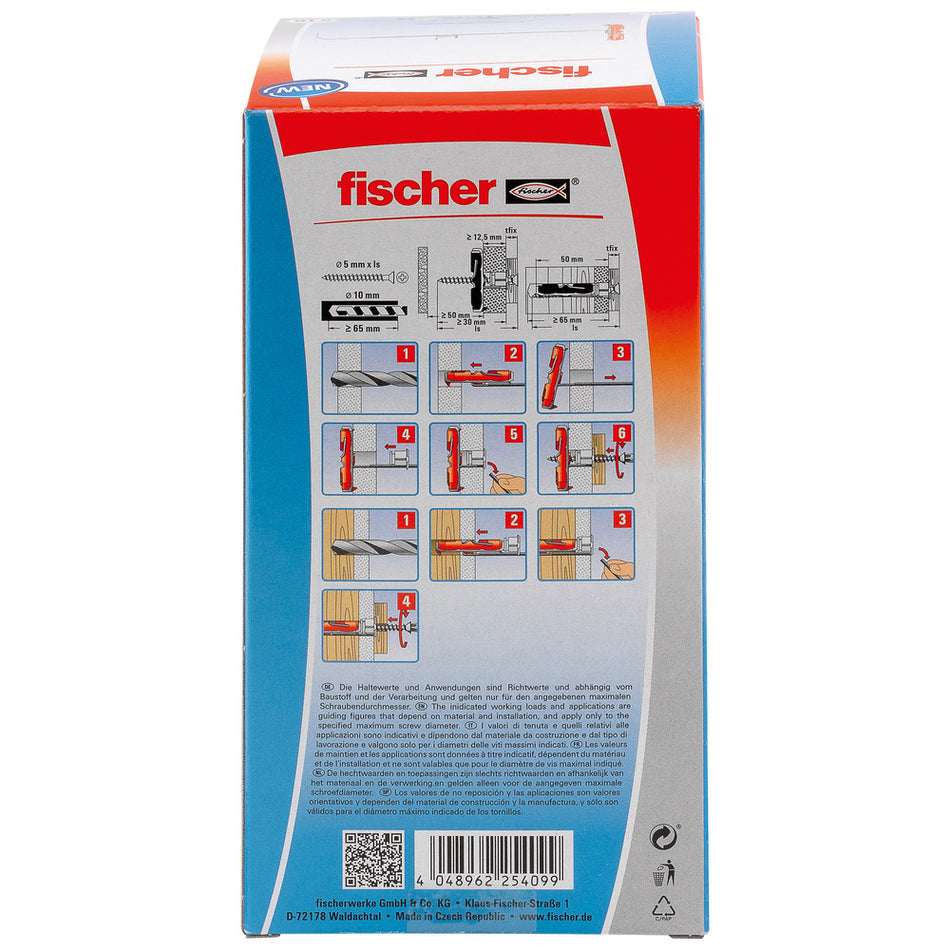 fischer Duotec 10 Hollewandplug 20st-816380