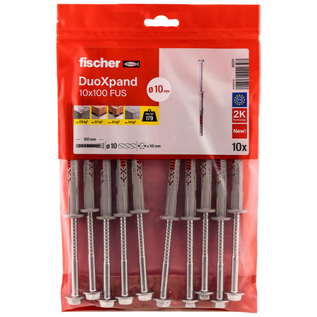 fischer Constructieplug DuoXpand Verzinkt FUS 10st-816395