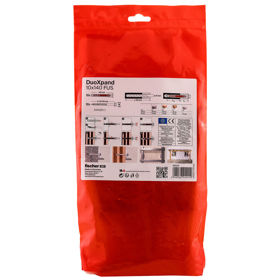 fischer Constructieplug DuoXpand Verzinkt FUS 10st-816397
