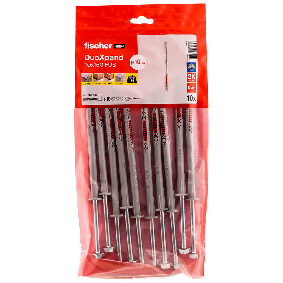 fischer Constructieplug DuoXpand Verzinkt FUS 10st-816398