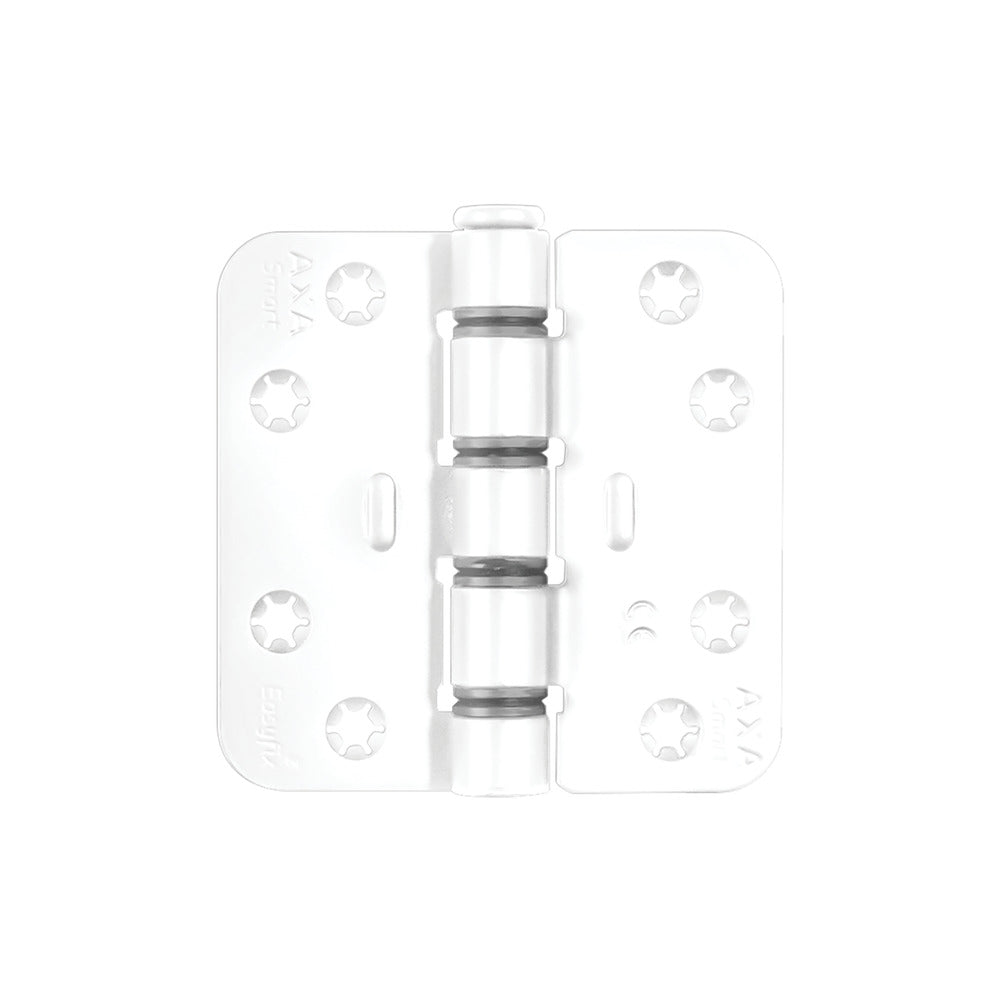 AXA Scharnier Smart Easyfix Ronde Hoek Staal Wit Gelakt 89x89mm-820475