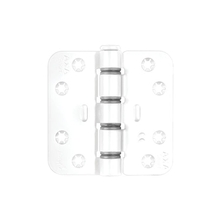 AXA Scharnier Smart Easyfix Ronde Hoek Staal Wit Gelakt 89x89mm-820475
