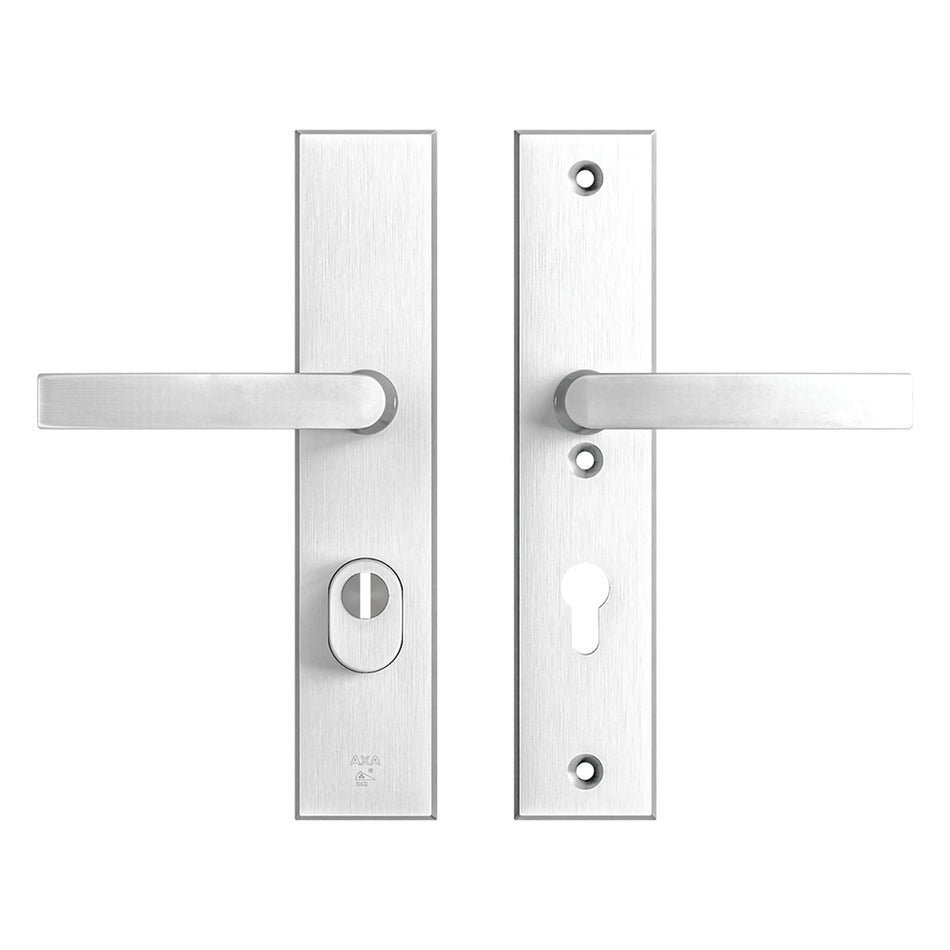 AXA Veiligheidsbeslag Edge Plus Kruk-Kruk PC72 Anti-Kerntrek Aluminium SKG3-820477