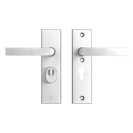 AXA Veiligheidsbeslag Edge Plus Kort Kruk-Kruk PC55 Anti-Kerntrek Alu SKG3-820478